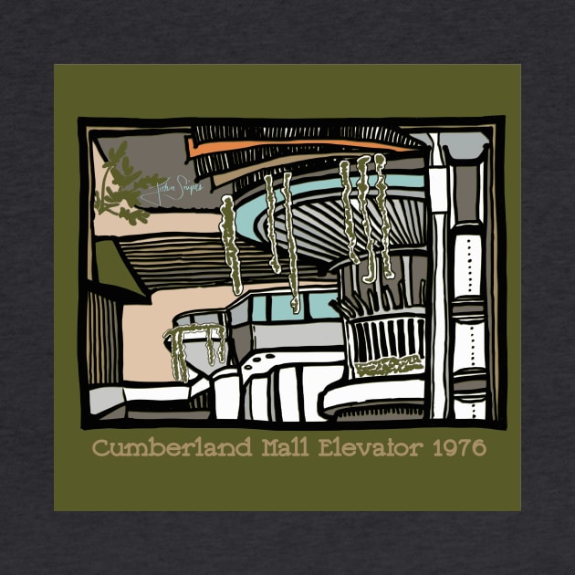 Cumberland Mall Elevator 1976 by JSnipe